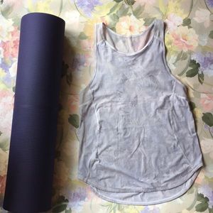 LULULEMON Sculpt II Tank, rare white/purple